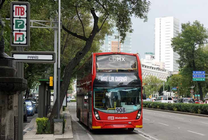 MB Metrobus Alexander Dennis Enviro500MMC 908